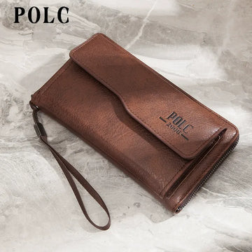Men’s Multi-Card Zipper Clutch